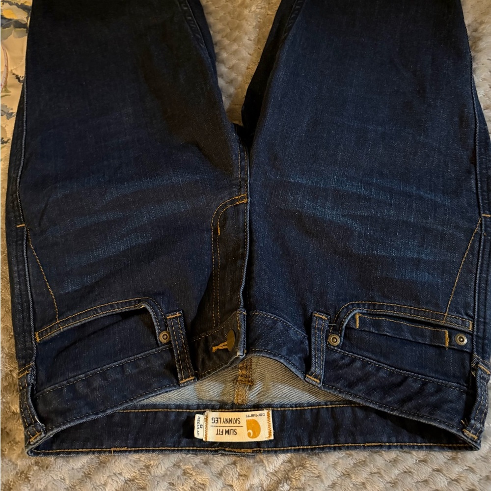Carhartt Women's Skinny Jeans - Dark Blue